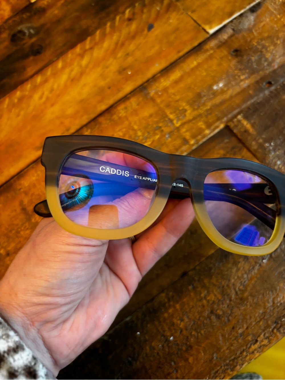 CADDIS The D28 Blue Light Glasses 0.00 Tortoise Ombre Frame 50-22-145